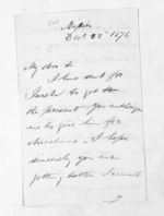 3 pages written 22 Dec 1876 by Samuel Locke in Napier City, from Inward letters - Samuel Locke