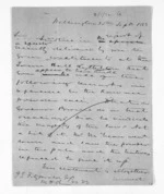 4 pages written 30 Sep 1863 by Sir Donald McLean in Wellington to James Edward FitzGerald, from Inward letters - J E FitzGerald