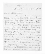 4 pages written 19 Aug 1858 by Sir Donald McLean in Auckland Region, from Native Land Purchase Commissioner - Papers