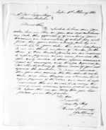 1 page written 18 Feb 1861 by an unknown author in Napier City to Alexander McLean in Maraekakaho, from Inward letters -  Alexander Kennedy