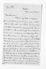 4 pages written 2 Nov 1876 by an unknown author in Raglan to Robert Smelt Bush, from Inward letters - Robert S Bush