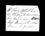 2 pages written by Catherine Isabella McLean, from Inward family correspondence - Catherine Hart (sister); Catherine Isabella McLean (sister-in-law)