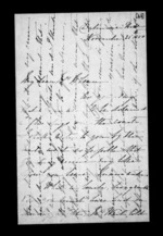 5 pages written 25 Nov 1850 by Susan Douglas McLean in Wellington to Sir Donald McLean, from Inward and outward family correspondence - Susan McLean (wife)