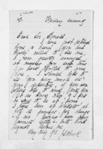 1 page written by Charlotte Steward Ruck to Sir Donald McLean, from Inward letters - Surnames, Rou - Rus