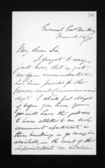 3 pages written 14 Mar 1870 by John Williamson, from Inward letters - Surnames, Williamson