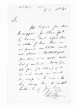 1 page written by George Thomas Fannin, from Inward letters - G T Fannin