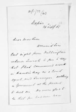 3 pages written 26 Sep 1867 by Michael Fitzgerald in Napier City to Sir Donald McLean, from Inward letters - Michael Fitzgerald