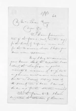 3 pages written 15 Jul 1868 by W G Cellem to Sir Donald McLean in Napier City, from Inward letters - Surnames, Car - Cha