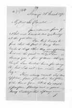 3 pages written 26 Mar 1876 by Alexander Campbell in Aorangi to Sir Donald McLean, from Inward letters -  Alex Campbell