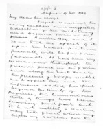 4 pages written 17 Nov 1864 by Sir Donald McLean in Napier City to Sir George Grey, from Superintendent, Hawkes Bay and Government Agent, East Coast - Papers