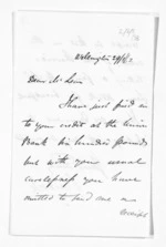 2 pages written 29 Jan 1862 by Stephen Carkeek in Wellington to Sir Donald McLean, from Inward letters - Surnames, Cam - Car