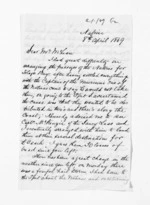 3 pages written 8 Apr 1869 by Edward Lister Green in Napier City to Sir Donald McLean, from Inward letters - Edward L Green