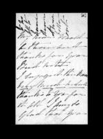 5 pages written by Catherine Isabella McLean to Sir Donald McLean, from Inward family correspondence - Catherine Hart (sister); Catherine Isabella McLean (sister-in-law)