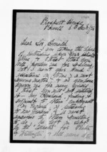2 pages written 6 Dec 1874 by Charlotte Steward Ruck in Auckland Region to Sir Donald McLean, from Inward letters - Surnames, Rou - Rus