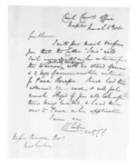 2 pages written 6 Mar 1865 by George Sisson Cooper in Napier City to Paora Rerepu in Mohaka, from Superintendent, Hawkes Bay and Government Agent, East Coast - Papers