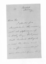 3 pages written 15 Nov 1873 by Samuel Locke, from Inward letters - Samuel Locke