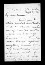 2 pages written 27 Aug 1851 by Sir Donald McLean to Susan Douglas McLean, from Inward family correspondence - Susan McLean (wife)