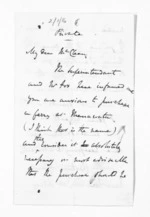 4 pages written 3 Dec 1855 by Sir Thomas Robert Gore Browne to Sir Donald McLean, from Inward letters -  Sir Thomas Gore Browne (Governor)