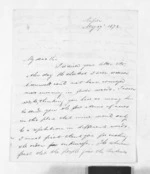 3 pages written 27 May 1872 by Samuel Locke in Napier City, from Inward letters - Samuel Locke