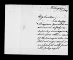 2 pages written 15 Mar 1864 by Sir Robert Donald Douglas Maclean in Wellington to Sir Donald McLean, from Inward family correspondence - Douglas Maclean (son)