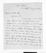 5 pages written 5 Aug 1859 by Henry Bowman Sealy to Sir Donald McLean, from Inward letters - Henry Bowman Sealy