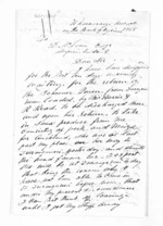 4 pages written 10 Nov 1865 by John Hervey in Wharaurangi to Sir Donald McLean, from Inward letters - Surnames, Her - Hes