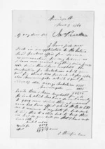 2 pages written 3 Dec 1863 by James Wathan Preece in Coromandel to Sir Donald McLean in Auckland Region, from Inward letters - James Preece
