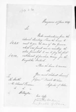 2 pages written 25 Jun 1849 by Sir Donald McLean in Wanganui to Wellington, from Native Land Purchase Commissioner - Papers