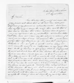 4 pages written 1 Aug 1850 by Rev William Ronaldson in London to Sir Donald McLean in Wellington City, from Inward letters - W Ronaldson