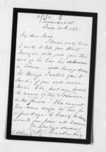 1 page written 20 Jun 1862 by Captain Walter Charles Brackenbury to Sir Donald McLean, from Inward letters -  W C Brackenbury