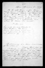 2 pages written 21 Apr 1877 by an unknown author in Napier City, from Correspondence and other papers in Maori