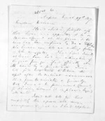 4 pages written 29 Mar 1857 by George Sisson Cooper in Napier City to Sir Donald McLean, from Inward letters - George Sisson Cooper