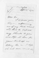 5 pages written 12 Sep 1872 by Samuel Locke in Napier City, from Inward letters - Samuel Locke