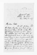 2 pages written 21 Apr 1862 by Sir Malcolm Fraser in Wellington, from Inward letters - Surnames, Fra - Fri