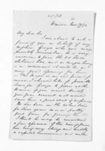 3 pages written 17 Nov 1872 by Samuel Deighton in Wairoa to Sir Donald McLean in Wellington, from Inward letters - Samuel Deighton