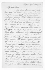 5 pages written 27 Feb 1863 by Sir Donald McLean in Napier City to Sir Francis Dillon Bell, from Inward letters - Francis Dillon Bell