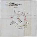 Plan of Hutt Park reserve, Hutt :               Belmont S. D. Block XIV /               William S. Buck, licensed surveyor.