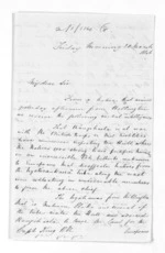 3 pages written 20 Mar 1846 by Sir Donald McLean to Henry King, from Inward letters -  Henry King