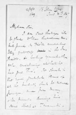 4 pages written 20 Jun 1847 by Rev William Charles Cotton to Sir Donald McLean in Taranaki Region, from Inward letters - Surnames, Cor - Cox