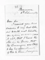 3 pages written 6 Feb 1871 by T Dawson, from Inward letters - Surnames, Dav - Dei