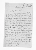 3 pages written 2 Jun 1852 by George Rich to Sir Donald McLean, from Inward letters - Surnames, Rho - Ric