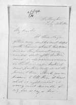 2 pages written 13 Feb 1860 by William Nicholas Searancke in Wellington to Sir Donald McLean in Wellington City, from Inward letters - W N Searancke