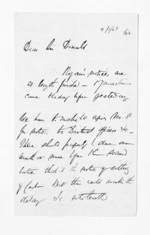 4 pages written by Francis Dart Fenton to Sir Donald McLean, from Inward letters - F D Fenton