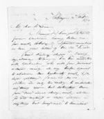 4 pages written 14 Feb 1874 by John Webster to Sir Donald McLean, from Inward letters - Surnames, Web - Wee