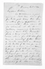 4 pages written 2 Nov 1854 by George Sisson Cooper to Sir Donald McLean, from Inward letters - George Sisson Cooper