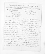 4 pages written 24 Jan 1870 by Henry Tacy Clarke in Tauranga to Sir Donald McLean, from Inward letters - Henry Tacy Clarke