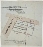 Plan of lots 88 and 89 Montague Stt., Alicetown, showing subdivisions /               William S. Buck, licensed surveyor.