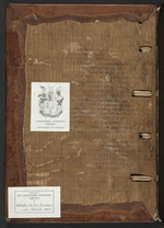 Upper inside cover. Omelie et postille venerabilium doctorum gregorij�