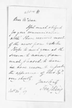 2 pages written 30 Oct 1847 by Henry King to Sir Donald McLean in New Plymouth District, from Inward letters -  Henry King