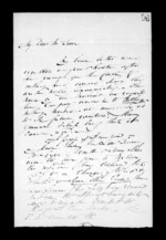 2 pages written 4 Sep 1850 by Robert Roger Strang to Sir Donald McLean, from Family correspondence - Robert Strang (father-in-law)